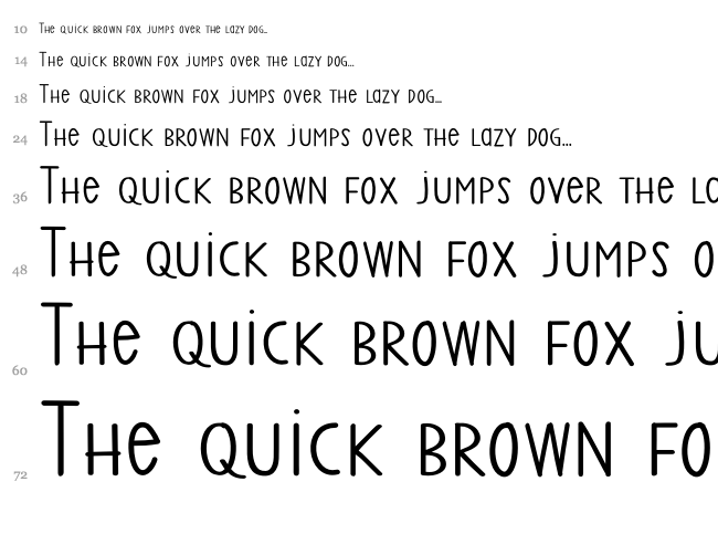 SS Vanilla Gelato font waterfall